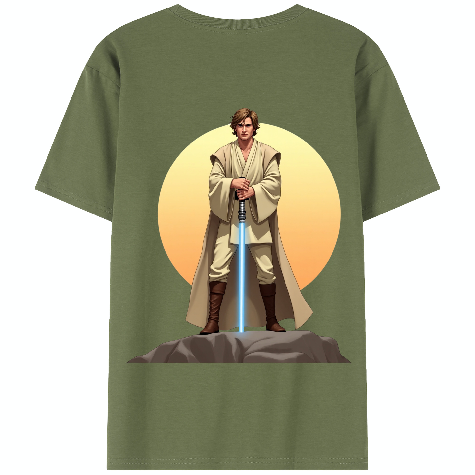 （画像用） スター・ウォーズ Star Wars 綿100％半袖Tシャツ（背面プリント）